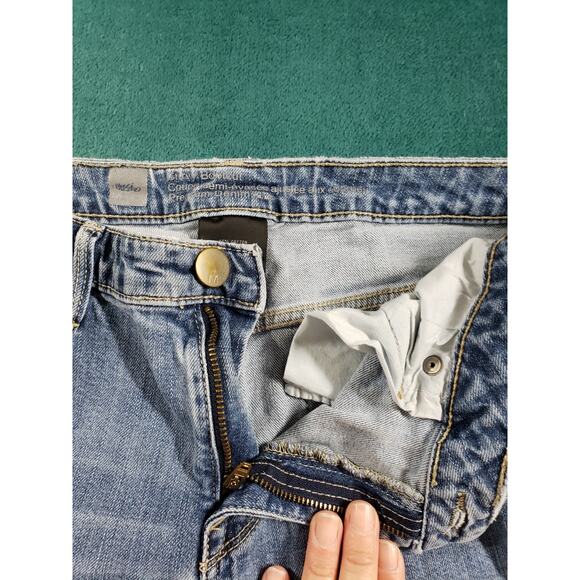 Mossimo Jeans Size 8 Womens Blue Stretch Denim Pants Ladies Mid Rise Bootcut - Picture 4 of 11